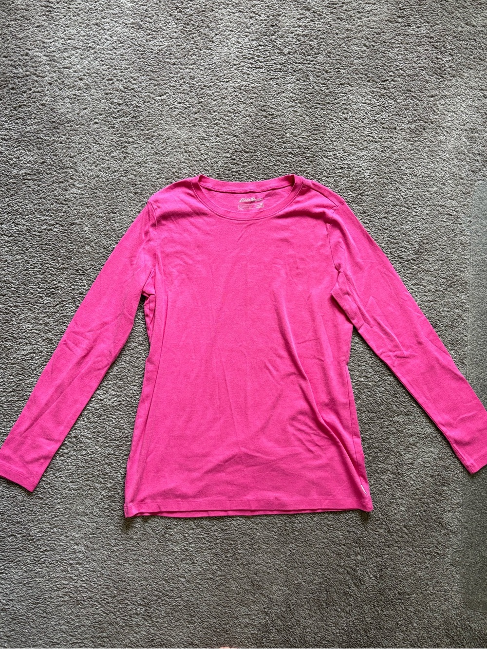 Eddie Bauer Women's Long Sleeve Top - TXL - Bright Pink - EUC